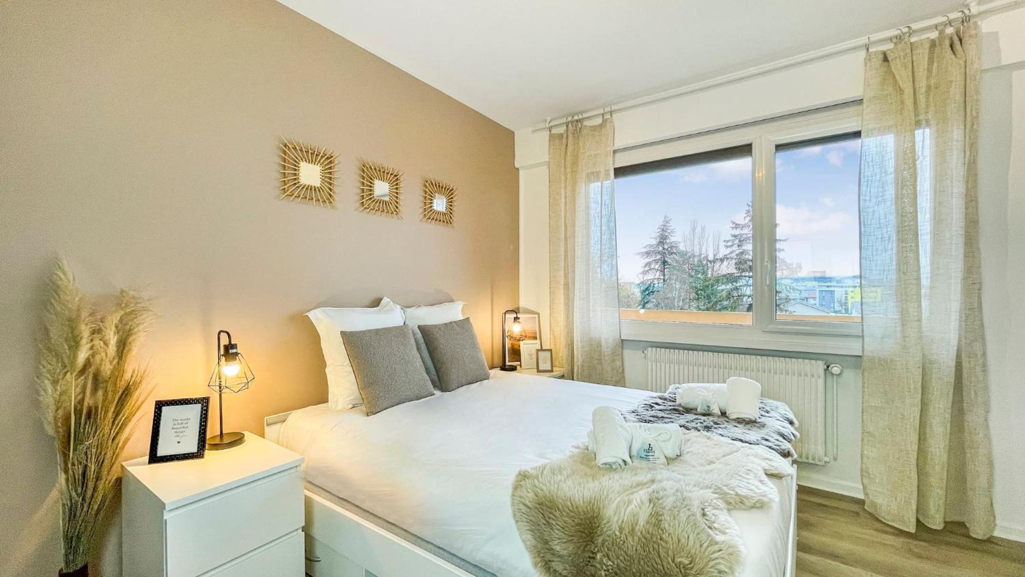 Homey La Coloc Mugi - Colocation Haut De Gamme - Chambres Privees - Balcon - Wifi Et Netflix - Proche Transports Commun Annemasse Exteriér fotografie