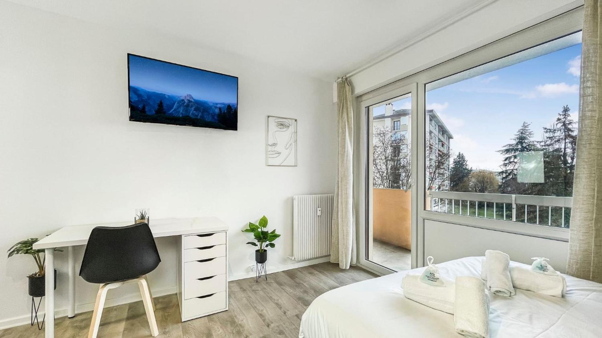 Homey La Coloc Mugi - Colocation Haut De Gamme - Chambres Privees - Balcon - Wifi Et Netflix - Proche Transports Commun Annemasse Exteriér fotografie