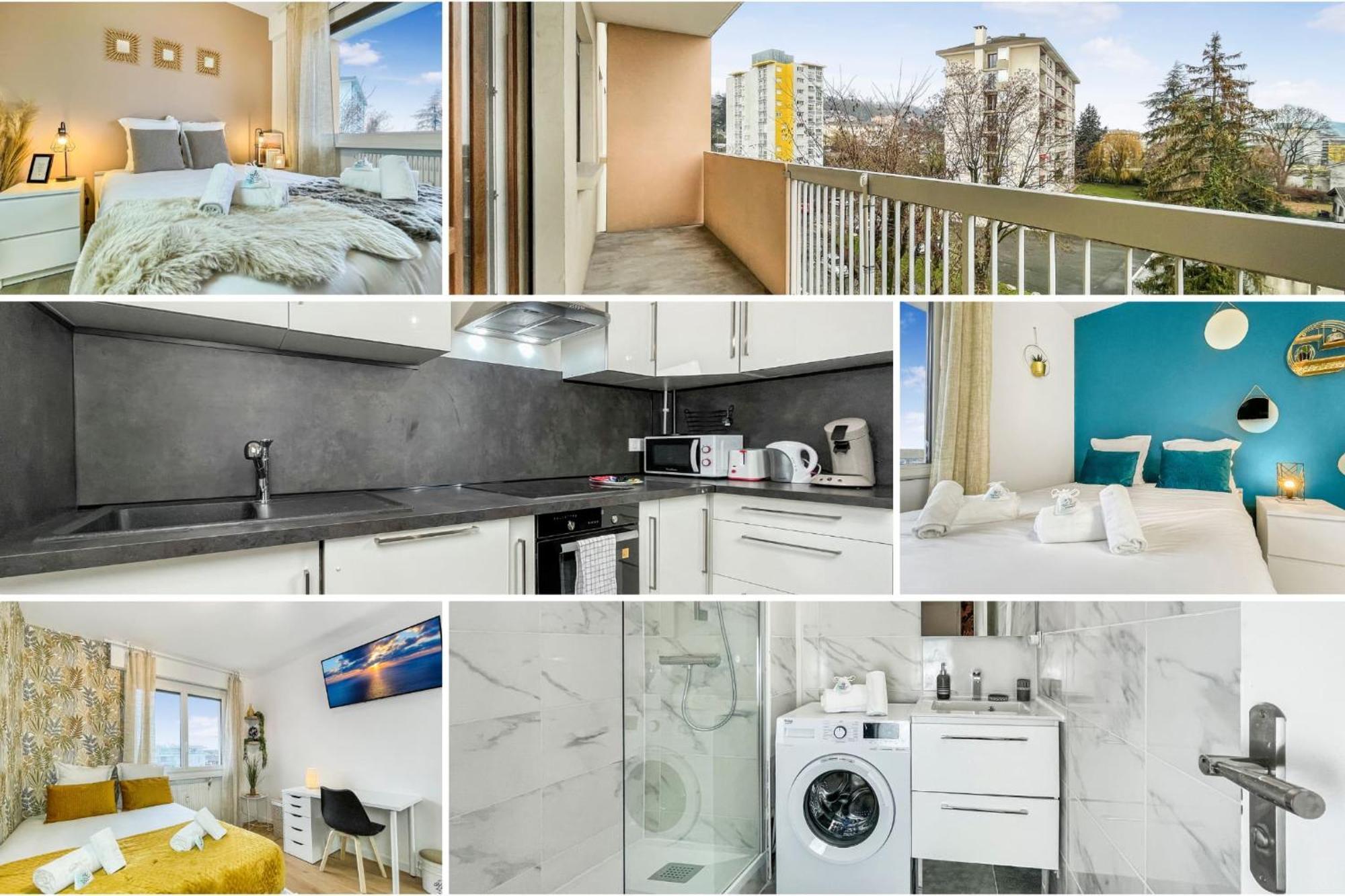 Homey La Coloc Mugi - Colocation Haut De Gamme - Chambres Privees - Balcon - Wifi Et Netflix - Proche Transports Commun Annemasse Exteriér fotografie